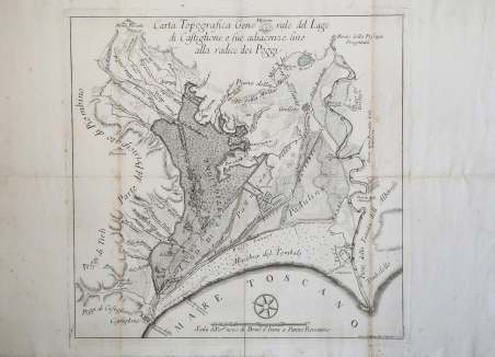 Carta Topografica Generale del Lago di Castiglione, e sue adiacenze …