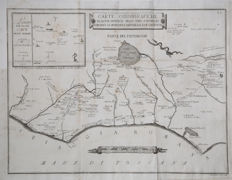 Carte Corografiche di Alcune Provincie dello Stato Pontificio indicanti le …