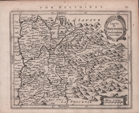 Carte de Dauphine Description Generale