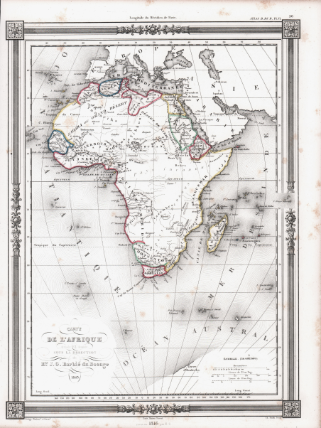 Carte de l'Afrique