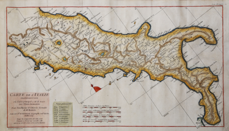 Carte de l'Italie proprement dite où l'objet principal a été …