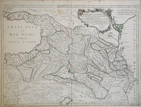 Carte de la Géorgie et des Pays situés entre le …