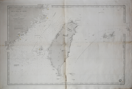 Carte de la Mer de Chine, Detroit de Formose