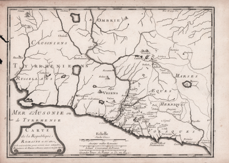Carte de la Republique Romaine.