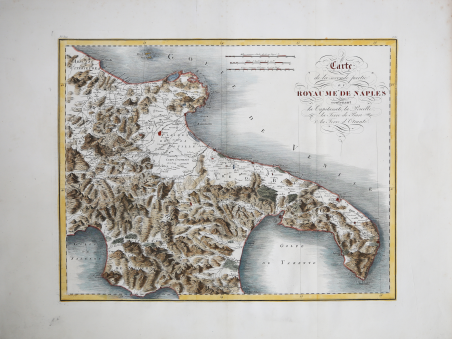 Carte de la seconde partie du Royaume de Naples…