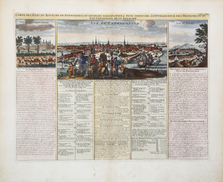 Carte del'Etat du Royaume de Dannmarck et Diverses Observations pour …