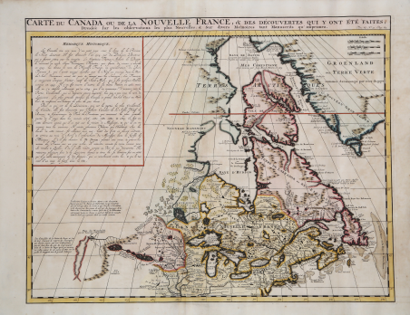 Carte du Canada ou de la Nouvelle France…