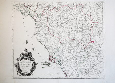 Carte du Grand-Duché de Toscane