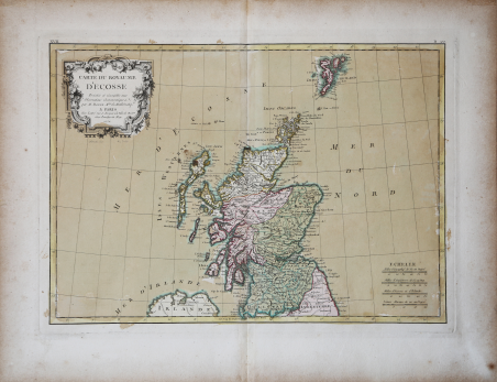 Carte du Royaume d’Ecosse