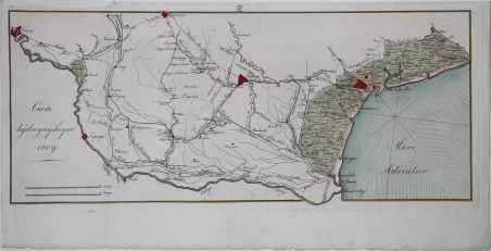 Carte hydrographique 1809