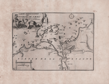 Carte Particuliere des Environs de St. Malo