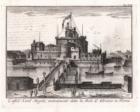 Castel Sant'Angelo, anticamente detto la Mole d'Adriano in Roma