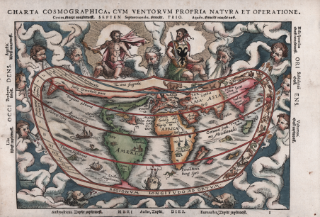 Charta Cosmographica, cum Ventorum Propria Natura et Operatione