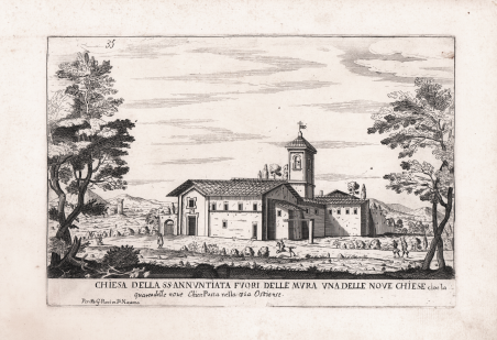 Chiesa della SS Annuntiata fuori delle mura una delle nove …