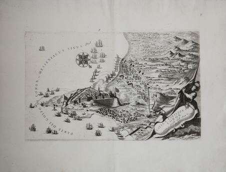 Citta e Fortezza di Coron Battuta e presa dall'Armi Ven. …