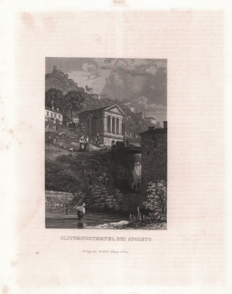 Clitumnustempel Bei Spoleto