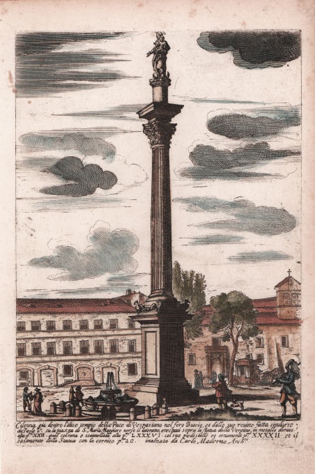 Colonna. su la piazza di S. Maria Maggiore. (Colonna della …