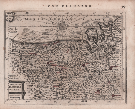 Comitatus Flandriae Nova Tabula