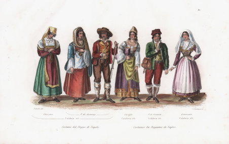 Costumi del Regno di Napoli / Costumes du Royaume de …