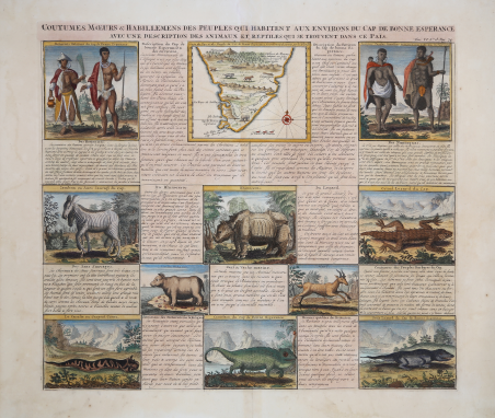 Coutumes Moeurs & Habillemens des Peuples qui habiten aux environs …