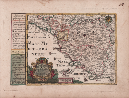 Das GrosHertzoglhum Florentz und clie Republic Lucca.