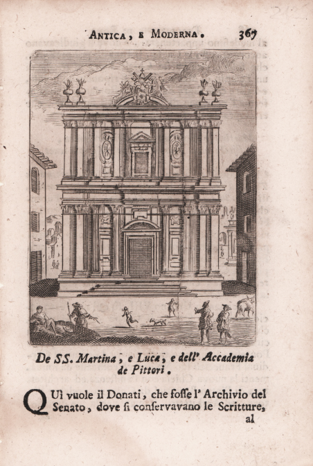 De SS. Martina, e Luca, dell'Accademia de Pittori