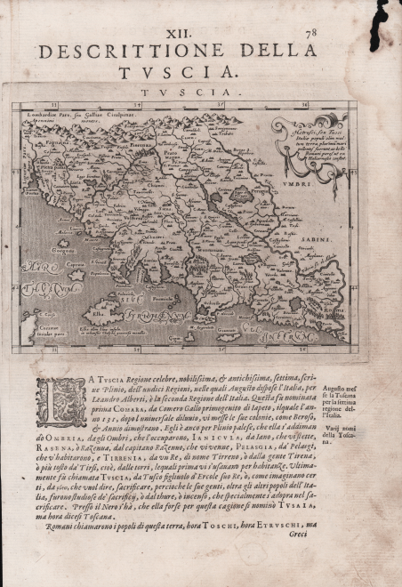 Descrittione della Tuscia - Tuscia