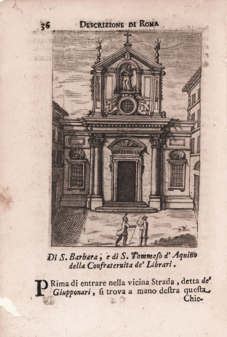 Di S. Barbara, e di S. Tommaso d'Aquino della Confraternita …