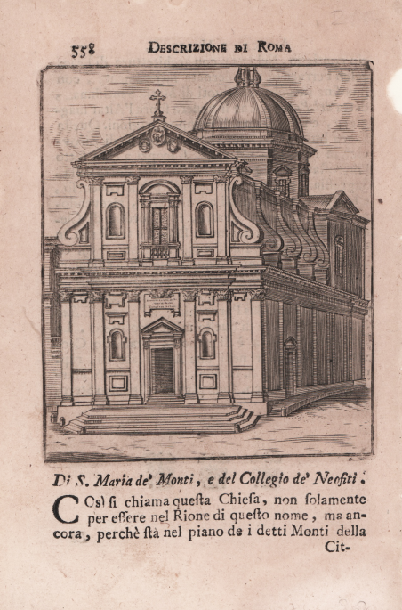 Di S. Maria de' Monti, e del Collegio de' Neofiti