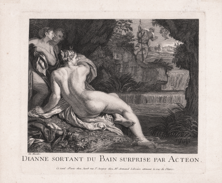 Diana al bagno sorpresa da Atteone