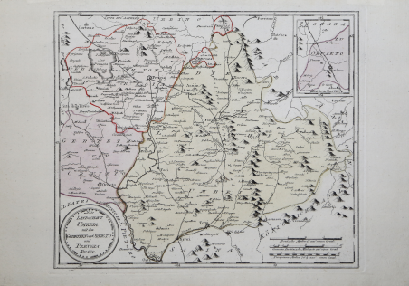 Die Landschaft Umbria mit den Gebiethen von Orvieto und Perugia