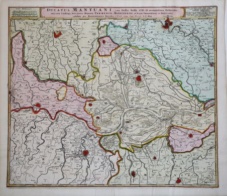Ducatus Mantuani ceu Sedis Belli 1733/35 recentissima delineatio