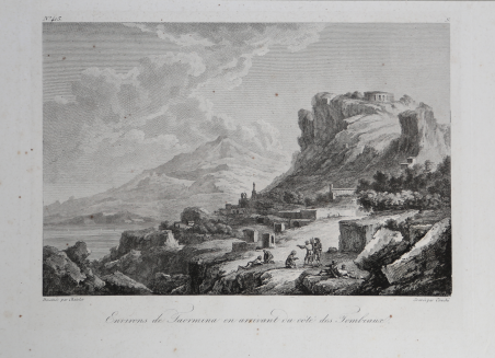 Environs de Taormina en arrivant de coté des Tombeaux