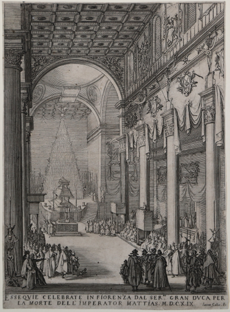 Esequie dell'Imperatore Mattias, a Firenze