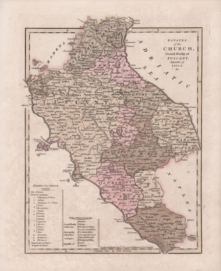 Estates of the Church, Grand Duchy of Tuscany, Republic of …