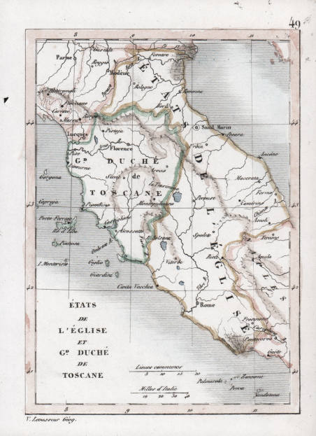 États de l'Église et G.d Duché de Toscane