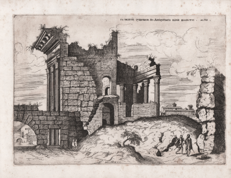 Ex incertis quibusdam Ro. Antiquitatis ruinis prospectus alter