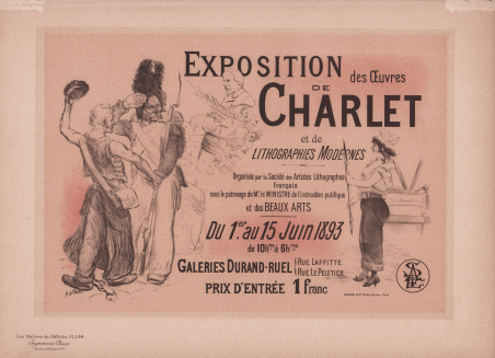Exposition des Oevres de Charlet et de Lithographies Modernes