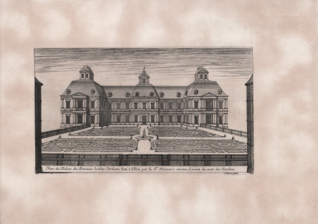 Face du Palais de Monsieur le Duc d'Orleans bati Ã …