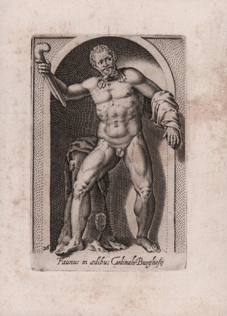Faunus in aedibus Cardinalis Burghesij [Satiro combattente]