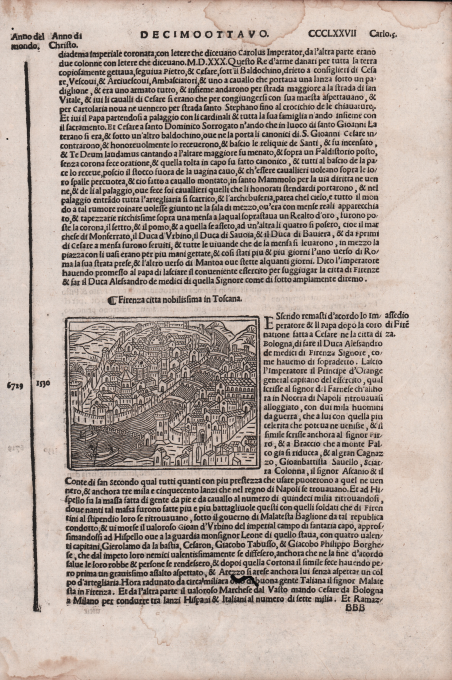 Firenza citta nobilissima in Toscana