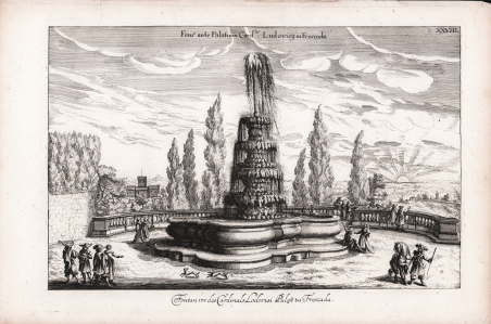 Fons ante Palatium Card.lis Ludovisy in Frescada
