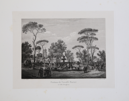 Fontana de' Cavalli Marini in Villa Borghese