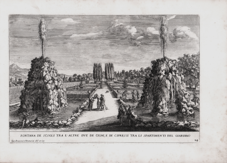 Fontana de Scogli tra l'Altre due de Cigni, e de …