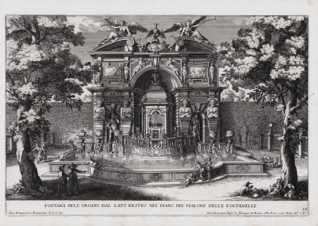 Fontana dell'Organo dal Lato destro nel piano del vialone delle …