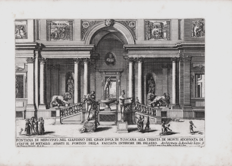 Fontana di Mercurio nel Giardino del Gran Duca di Toscana …