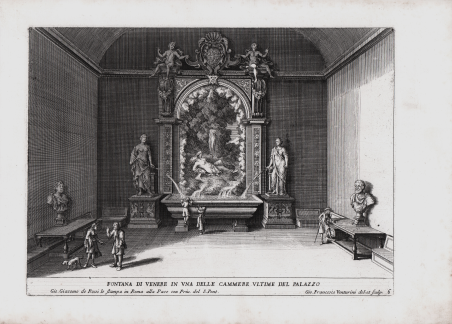 Fontana di Venere in una delle cammere ultime del Palazzo