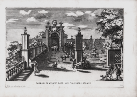 Fontana di Venere posta nel piano dell'Organo