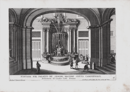 Fontana nel Palazzo dè Signori Massimi sotto Campidoglio