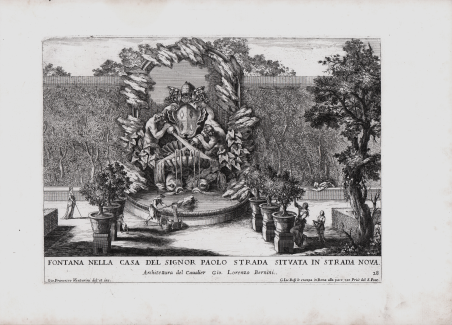 Fontana nella Casa del Signor Paolo Strada situata in Strada …